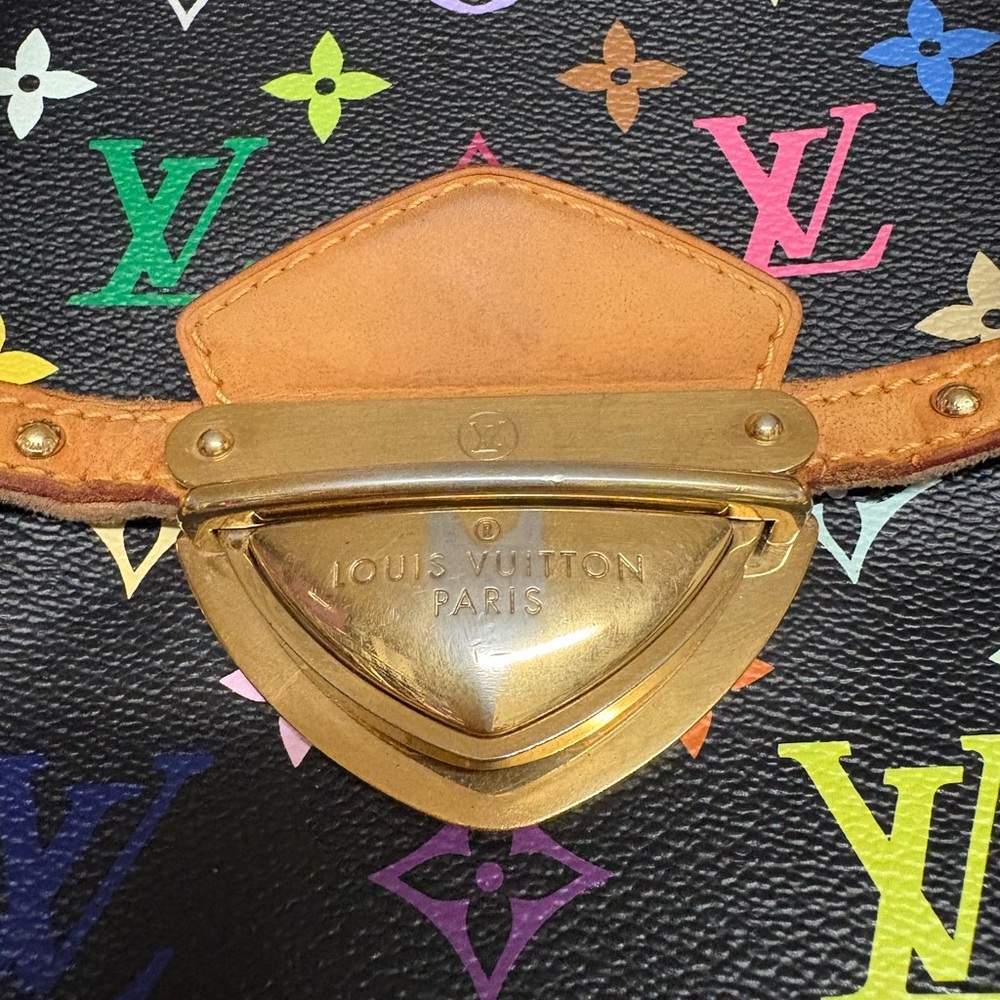 Louis Vuitton LV Murakami black multicolor Beverly handbag cute shoulder bag EUC - Picture 4 of 17